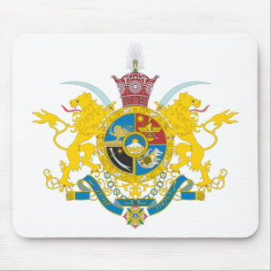 Iran Coat of Arms (Pahlavi Dynasty 1925-1979) Mouse Mat