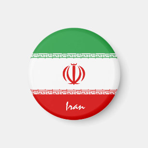 Iran flag & Asia - travel/sports fans Magnet
