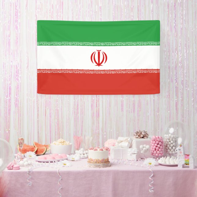 Iran flag banner (Party)