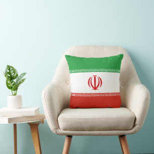 Iran flag cushion
