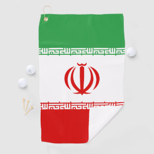 Iran Flag Golf Towel
