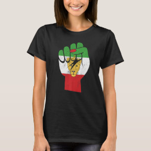 Iran flag, Iranian Lion Symbol, Iranian Lioness, F T-Shirt