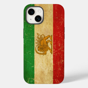 Iran Flag Lion And Sun Shah of Iran Flag Case-Mate iPhone 14 Case