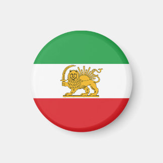 Iran Flag Lion And Sun Shah of Iran Flag Magnet