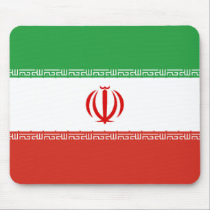 Iran flag mouse mat