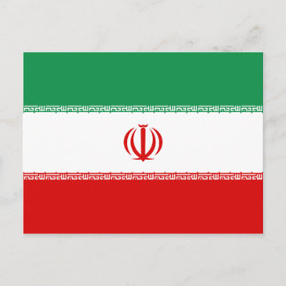 Iran Flag Postcard