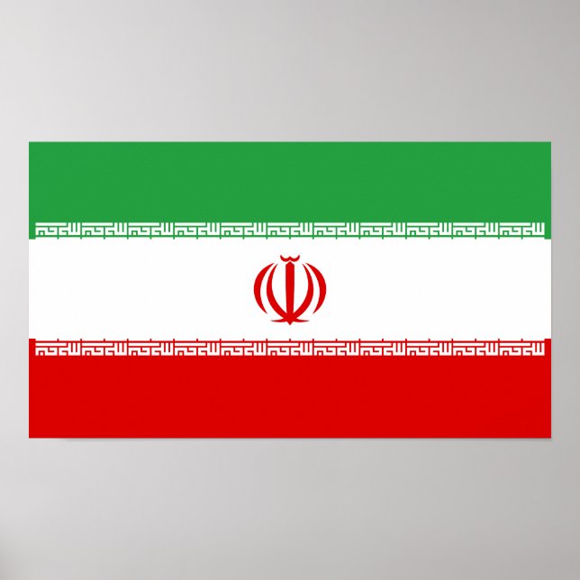 Iran Flag Poster (Front)