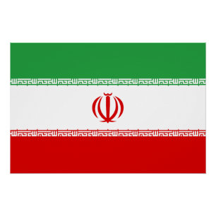 Iran Flag Poster
