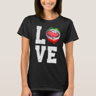Iran Flag Soccer Fan Love Iranian T-Shirt