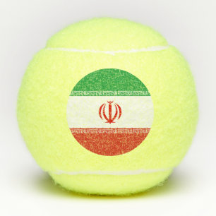 Iran flag tennis balls