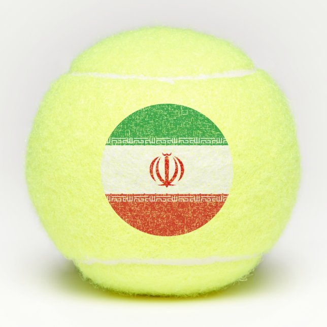 Iran flag tennis balls (Front)