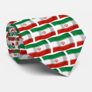 Iran Flag Tie