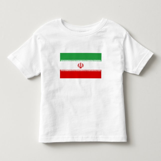 Iran Flag Toddler T-Shirt (Front)