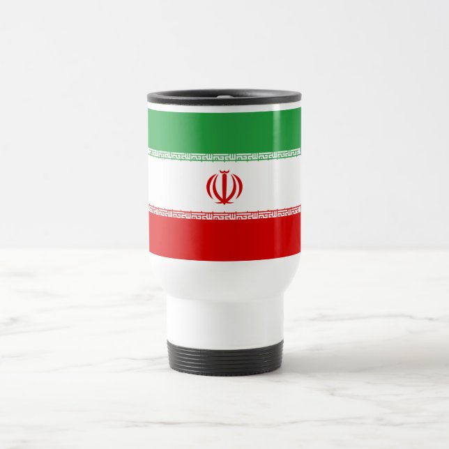 Iran Flag Travel Mug (Center)