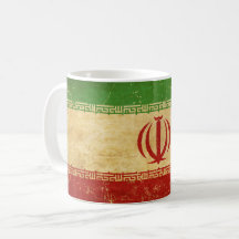 Iran Flag Vintage Design