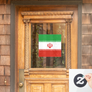 Iran flag window cling