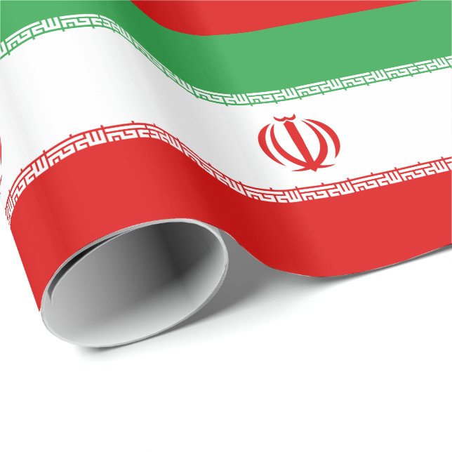 Iran Flag Wrapping Paper (Roll Corner)