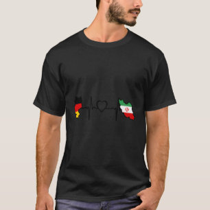 Iran Gery Flag Iranian Ger Hebeat T-Shirt