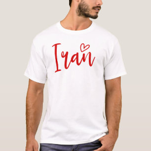 Iran Heart Women's Love Iran T-Shirt