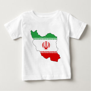 Iran IR , Flag, Coat of arms جمهوری اسلامی ایران Baby T-Shirt