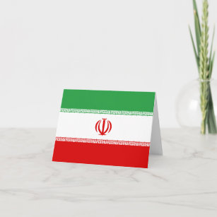 Iran (Iranian) Flag Card