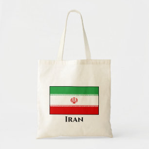 Iran (Iranian) Flag Tote Bag