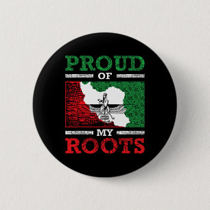 Iran Iranian Persian Irani Flag Iran Roots Farsi I 6 Cm Round Badge