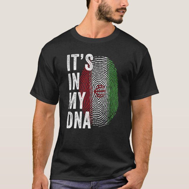 Iran It's In My DNA Cute Iranian Fingerprint Iran  T-Shirt (Front)
