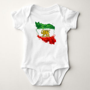 Iran Lion & Sun Baby Persian Shir o Khors Bodysuit