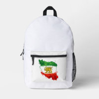 Iran Lion & Sun Backpack | Persian Shir o Khorshid