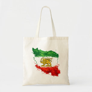 Iran Lion & Sun Tote Bag Persian Shir o Khorshid