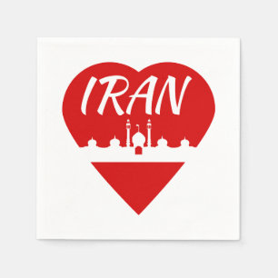 Iran love Iran Napkin