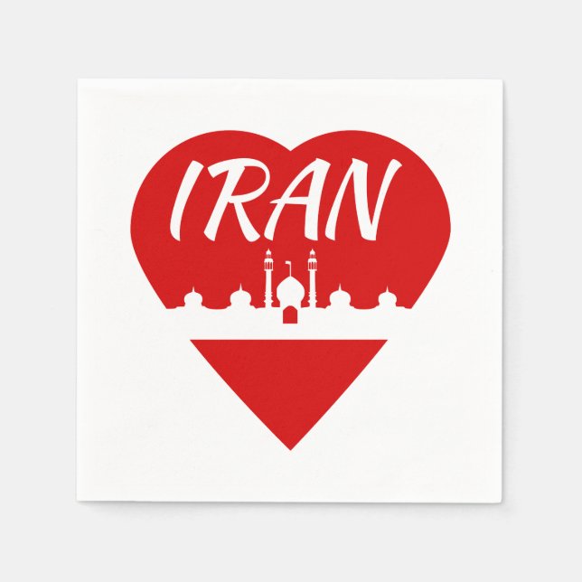 Iran love Iran Napkin (Front)