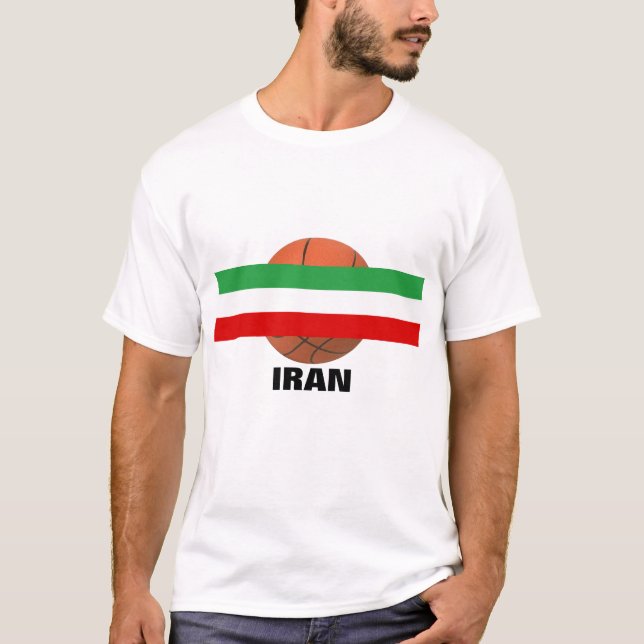 Iran National Basketball Team T-Shirt (Front)