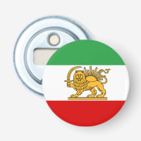 Iran, Persian flag with Lion, Shah of Iran