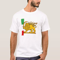 Iran, Persian Lion & flag, Shah of Iran