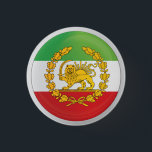 Iran Persian Lion Kingdom Pahlevi 3 Cm Round Badge<br><div class="desc">Iran Persian Lion Kingdom Pahlevi Ebrahim Raeisi</div>