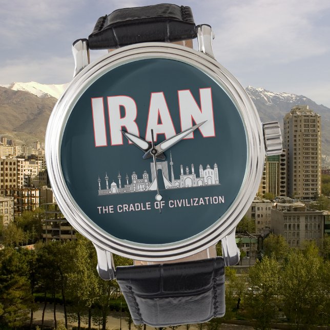 Iran Pride Iranian Persia Cradle of Civilisation Watch (Creator Uploaded)