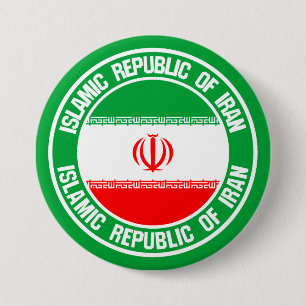 Iran Round Emblem 7.5 Cm Round Badge