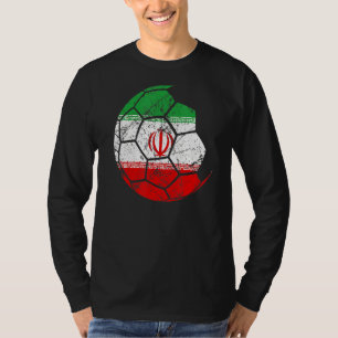 Iran Soccer National Team Support The Team Flag Fo T-Shirt