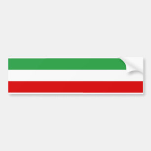 Iran Tricolor Stripe Bumper Sticker