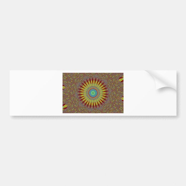 Iranian carpet  African ethnic tribal pattern.jpg Bumper Sticker (Front)