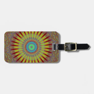 Iranian carpet  African ethnic tribal pattern.jpg Luggage Tag