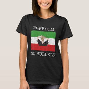 Iranian Flag Female Fist Support Women of Iran WOM T-Shirt