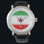 Iranian Flag & Iran fashion, Arabic No's /design Watch<br><div class="desc">WATCH: Iran & Iranian Flag fashion design - love my country,  travel,  holiday,  country patriots / sports fans</div>