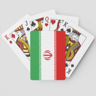 Iranian Flag (Iran) (Persian) Playing Cards