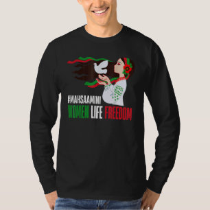 Iranian Girl Iran Woman Persian Flag T-Shirt