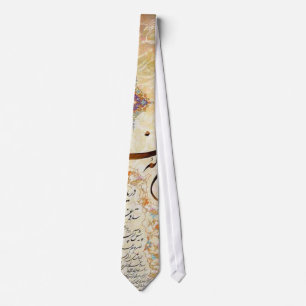 Iranian KHAYYAM poem Calligraphy Tie