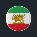 Iranian Lion and Sun Historic Flag Emblem 6 Cm Round Badge<br><div class="desc">A clean and powerful emblem featuring the historic Iranian Lion and Sun flag,  symbolizing Iran before the Islamic Revolution. This circular design represents Persian heritage,  freedom,  history,  and cultural identity. Ideal for those who honor Iran’s ancient symbols,  pre-revolution history,  and the legacy of the Lion and Sun.</div>