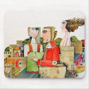 Iranian modern art mouse mat